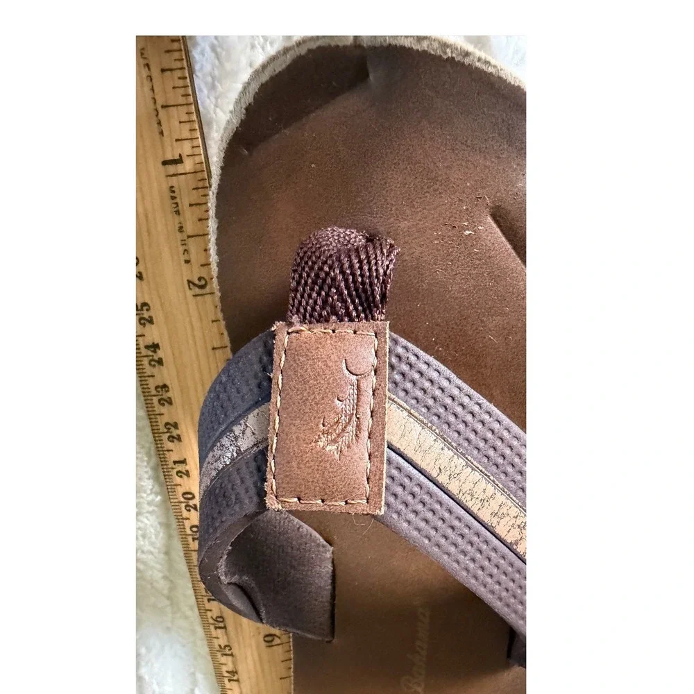 Tommy Bahama Flip Flops Kids Brown Good‎ Casual Beach Thong Sandals